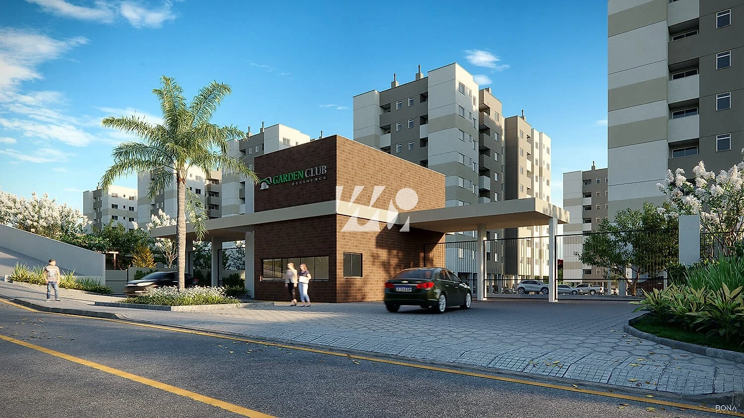Apartamento em Pedra Branca, Palhoça. 2 quartos, 54m². Imagem 1 de 1