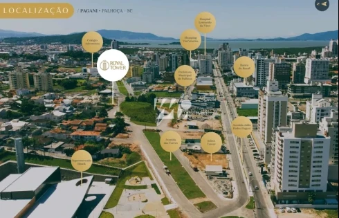 Apartamento com 2 quartos em Pagani, Palhoça