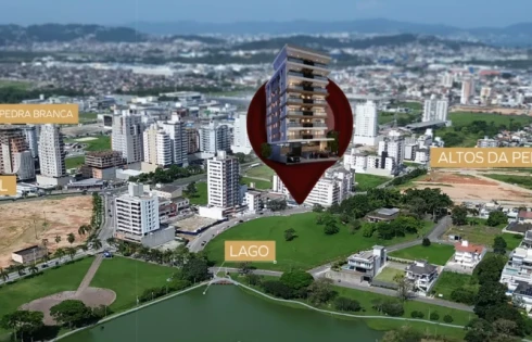 Apartamento com 2 quartos em Pedra Branca, Palhoça