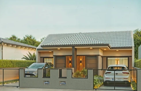 Casa Geminada com 2 quartos em Forquilhas, São José