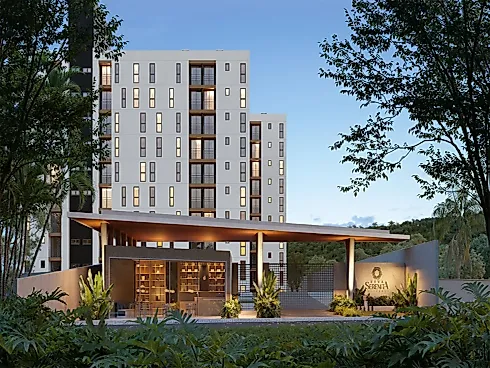 Apartamento com 2 quartos em Fundos, Biguaçu