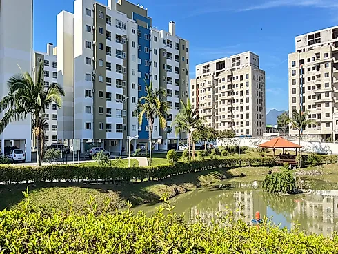 Apartamento 2 Quartos 52m² com Piscina - Pedra Branca - Apartamento em Pedra Branca, Palhoça - Foto 3