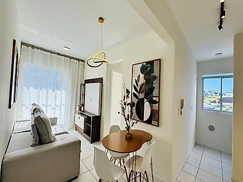 Apartamento com 2 Dormitórios Mobiliado - Pagani - Apartamento em Pagani, Palhoça - Foto 4