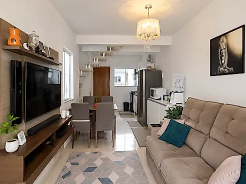 Sobrado 2 Quartos com 2 Suítes e 69m² - Guarda do Cubatão - Sobrado em Guarda do Cubatão, Palhoça - Foto 3