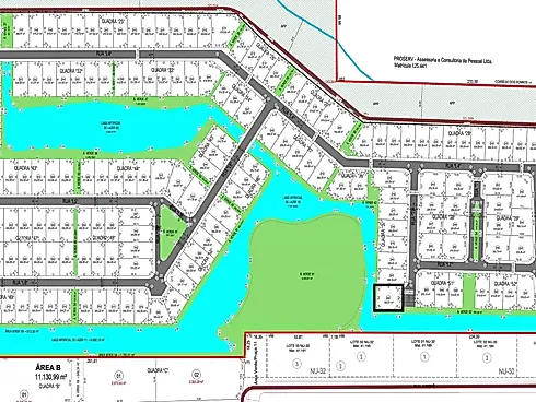 Terreno 383m² - Pedra Branca