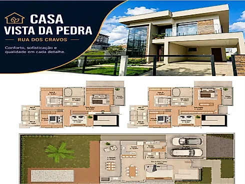 Casa 3 Quartos com 3 Suítes - Pedra Branca - Foto 14