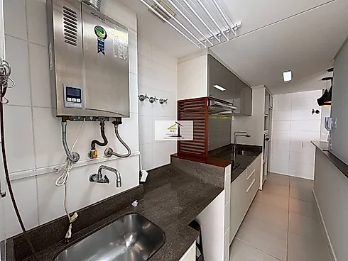 Lindo Apartamento de 2 Quartos com Sacada Gourmet e Vista para o Mar no Estreito - Foto 19