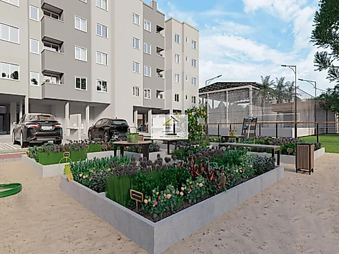 Garden Club Residence Ii | 2 Dormitórios com Suíte, Vista de Andar Alto e Lazer de Clube - Foto 14