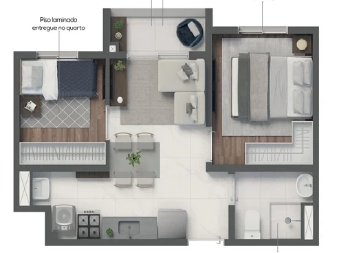 Apartamento 2 Quartos na Estação Pirituba - Vila Pereira Barreto - Foto 18