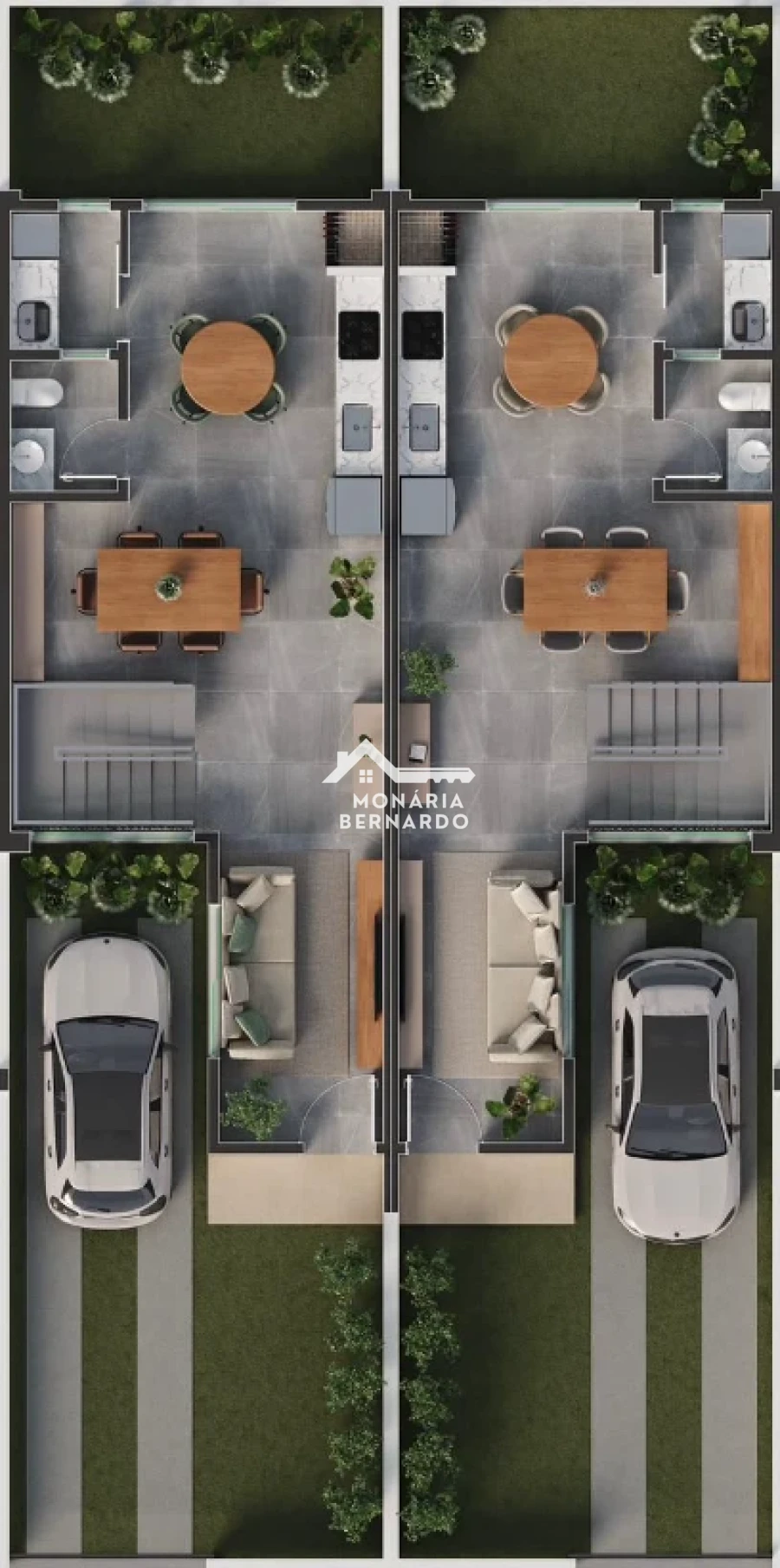 Sobrado Geminado em Nova Palhoça, Palhoça. 3 quartos, 119m². Imagem 4 de 5