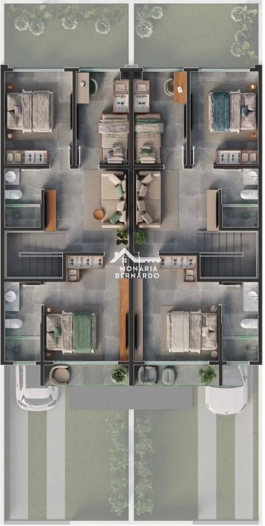 Sobrado Geminado em Nova Palhoça, Palhoça. 3 quartos, 119m². Imagem 5 de 5