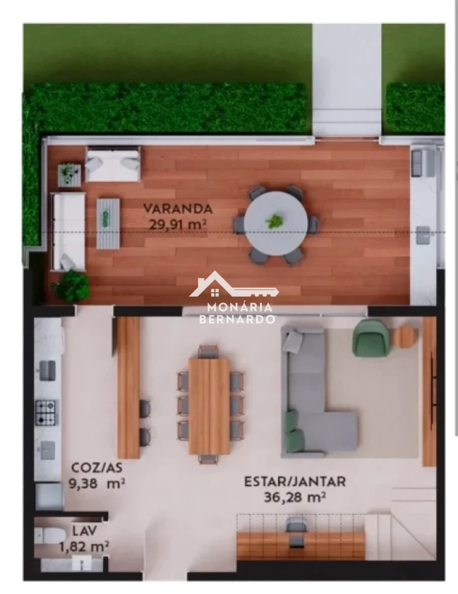 Apartamento em Pedra Branca, Palhoça. 3 quartos, 149m². Imagem 11 de 12