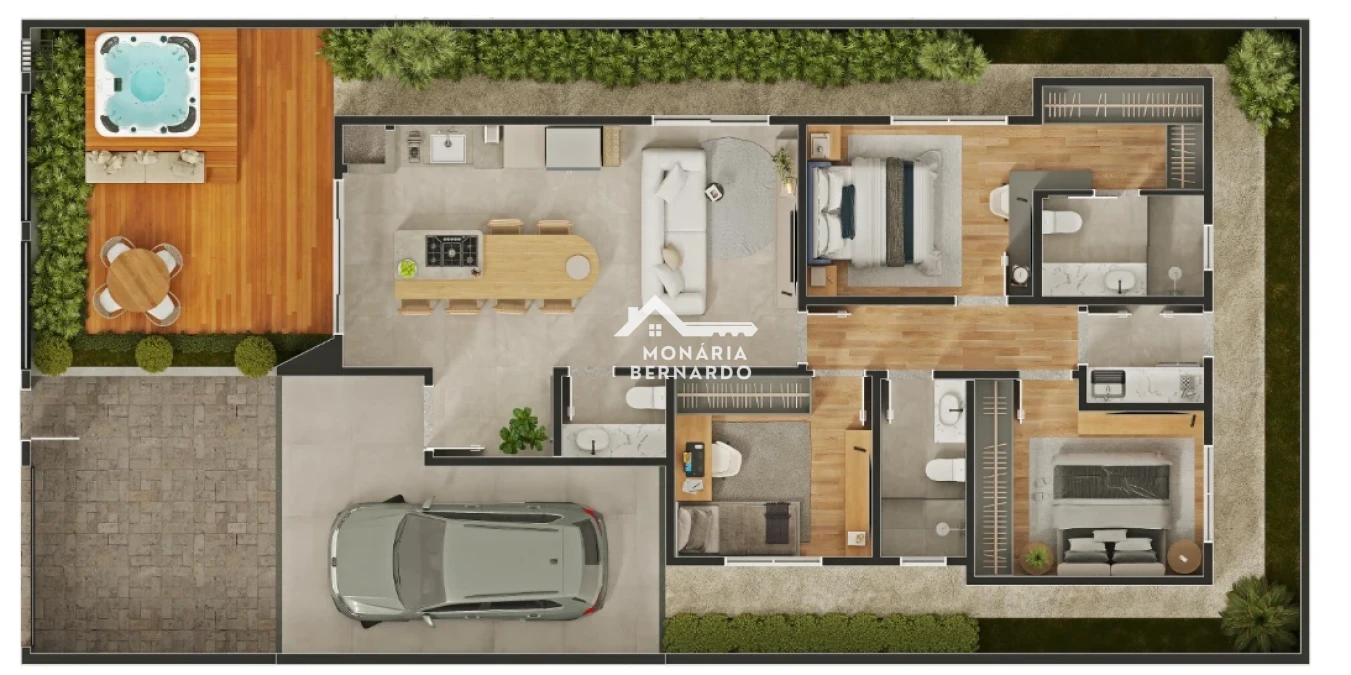 Casa em Forquilhas, São José. 3 quartos, 112m². Imagem 6 de 6