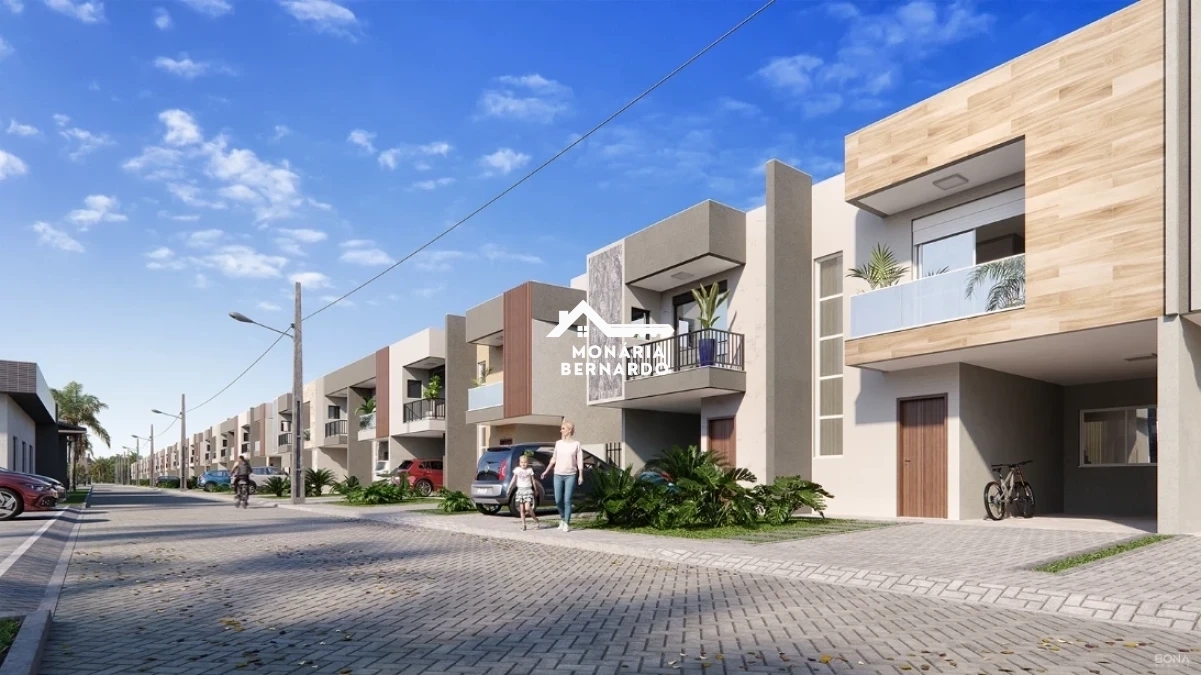 Sobrado Geminado em Sertão do Maruim, São José. 3 quartos, 118m². Imagem 2 de 19