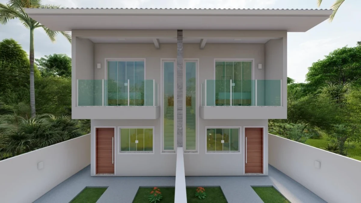 Sobrado Geminado em Madri, Palhoça. 2 quartos, 74m². Imagem 2 de 4