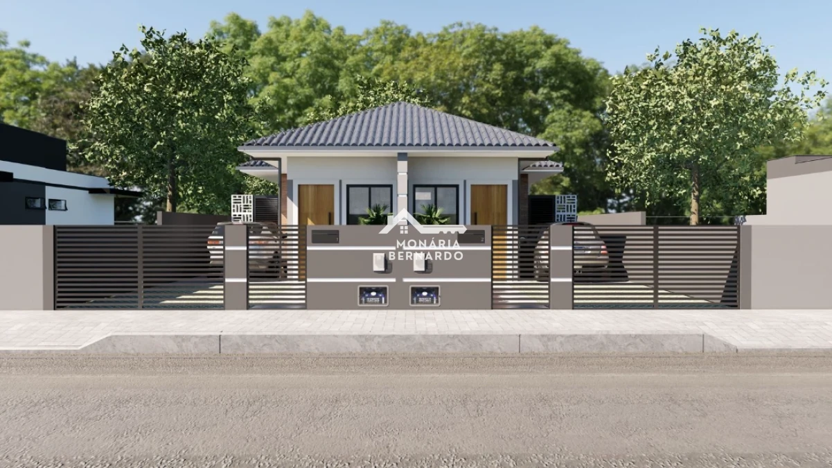 Casa Geminada em Forquilhas, São José. 2 quartos, 48m². Imagem 1 de 5