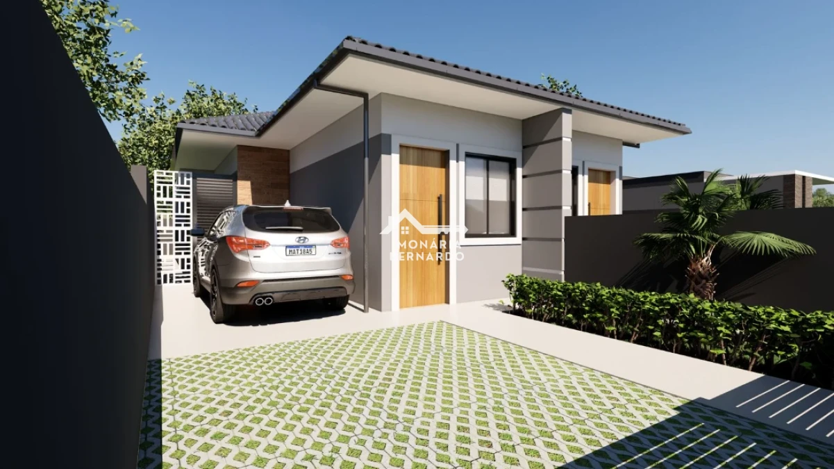 Casa Geminada em Forquilhas, São José. 2 quartos, 48m². Imagem 2 de 5