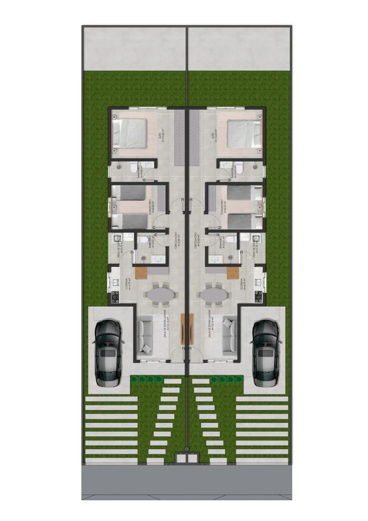 Casa Geminada em Barra do Aririú, Palhoça. 2 quartos, 60m². Imagem 6 de 6