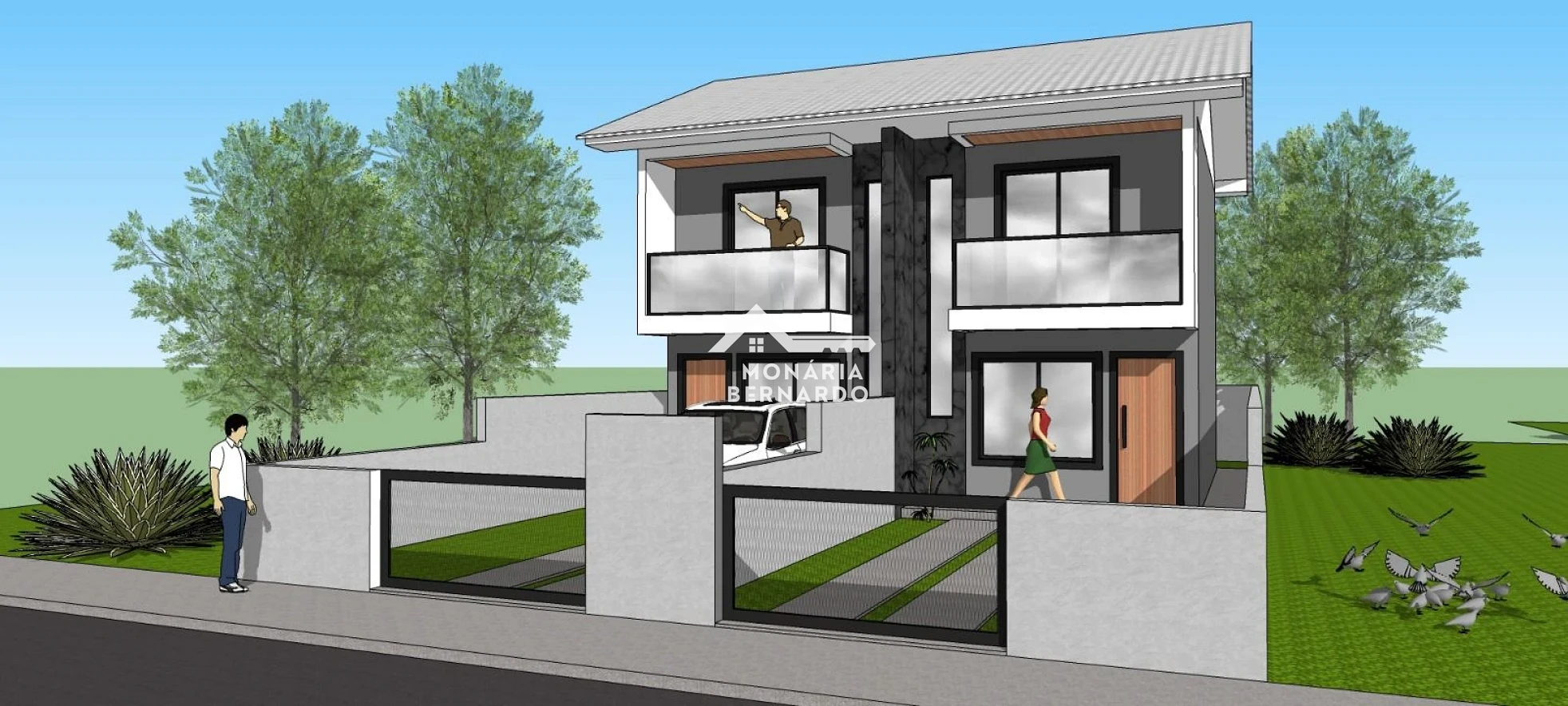 Sobrado Geminado em Bela Vista, Palhoça. 2 quartos, 68m². Imagem 1 de 1