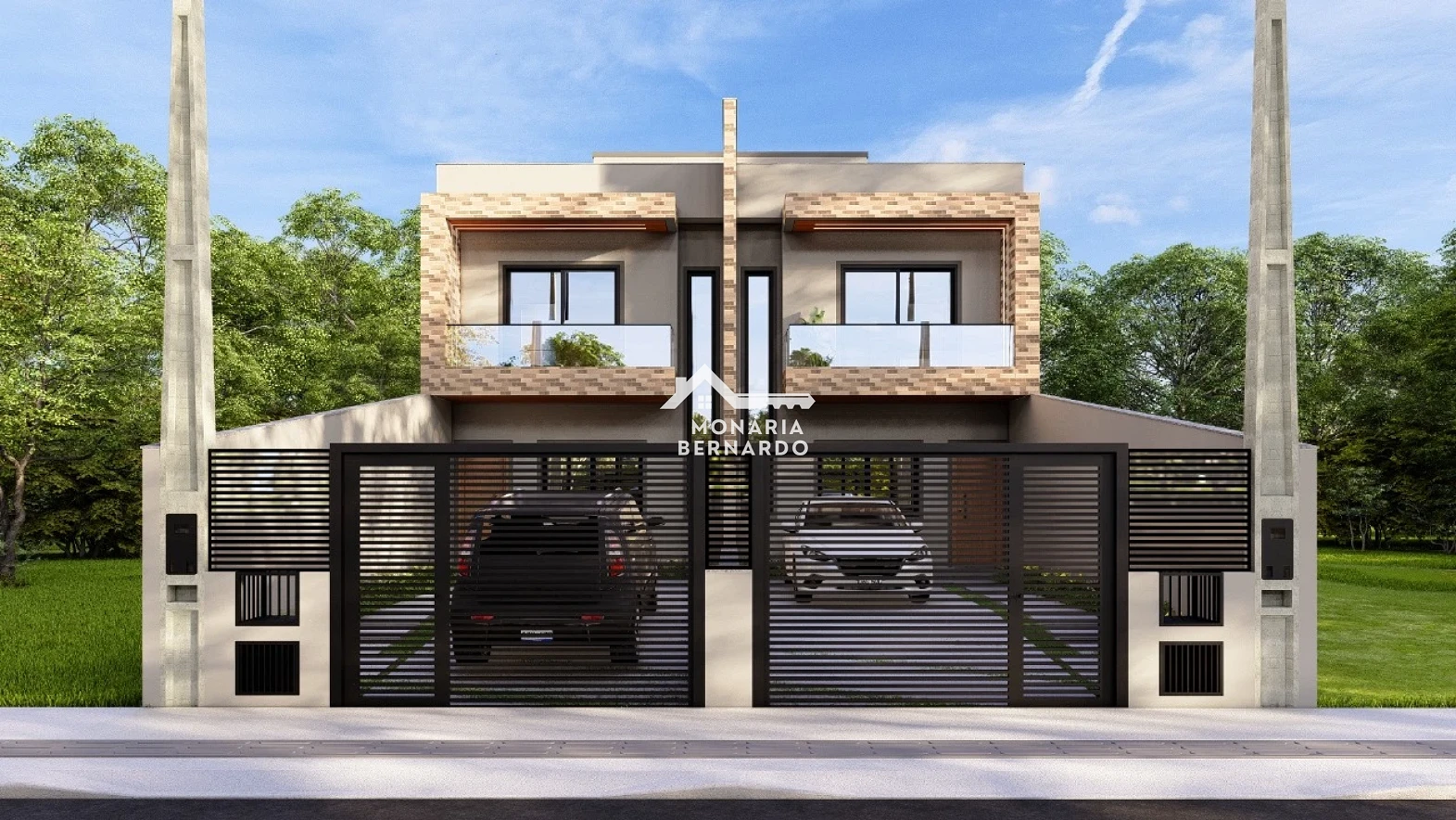 Sobrado Geminado em Madri, Palhoça. 2 quartos, 83m². Imagem 2 de 10