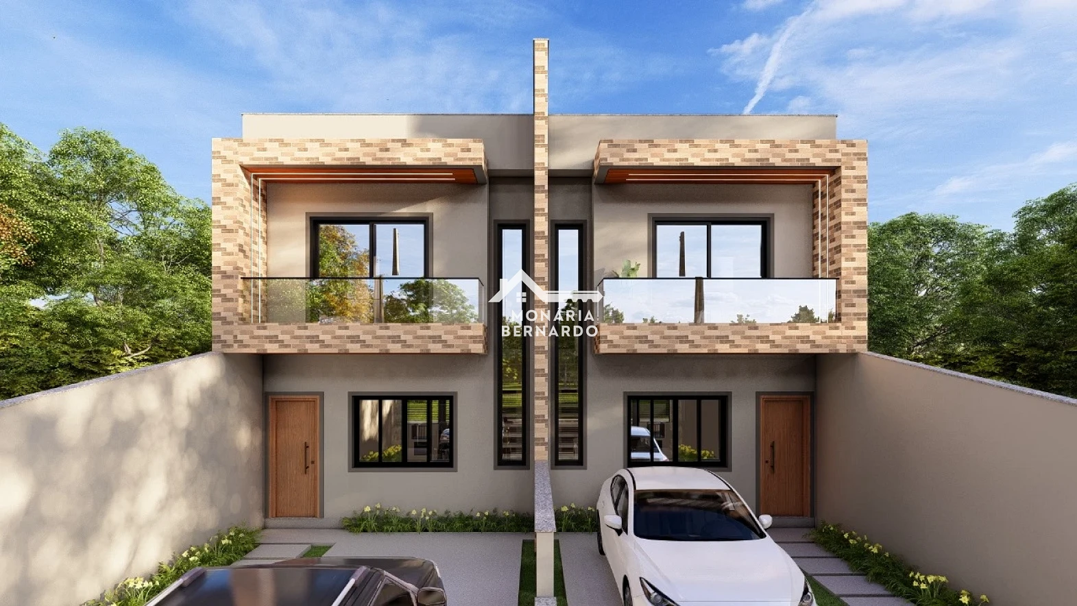 Sobrado Geminado em Madri, Palhoça. 2 quartos, 83m². Imagem 1 de 10