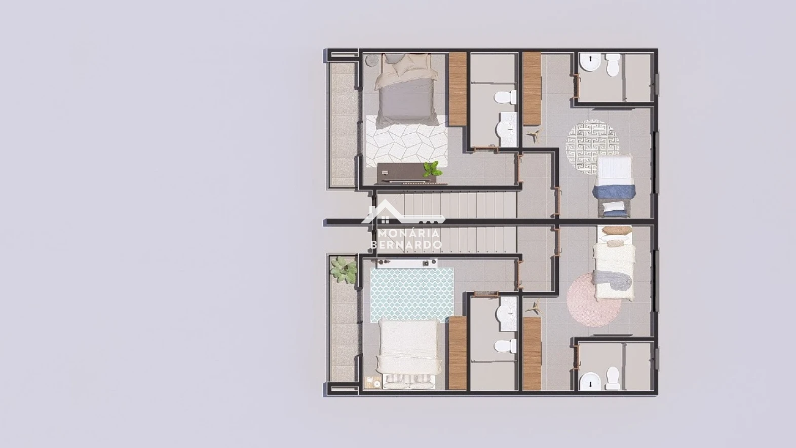 Sobrado Geminado em Madri, Palhoça. 2 quartos, 83m². Imagem 9 de 10