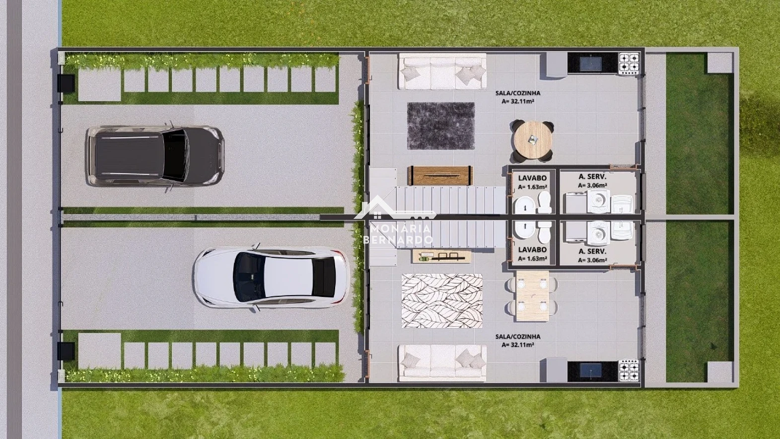 Sobrado Geminado em Madri, Palhoça. 2 quartos, 83m². Imagem 7 de 10