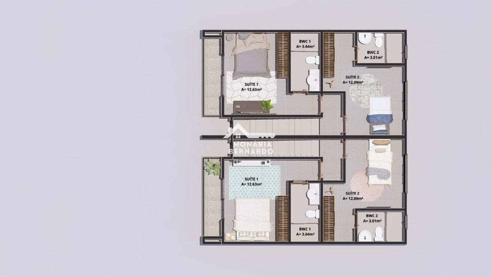 Sobrado Geminado em Madri, Palhoça. 2 quartos, 83m². Imagem 10 de 10