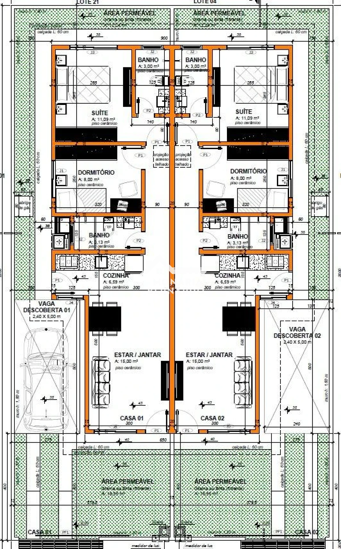 Casa Geminada em Bela Vista, Palhoça. 2 quartos, 60m². Imagem 5 de 5