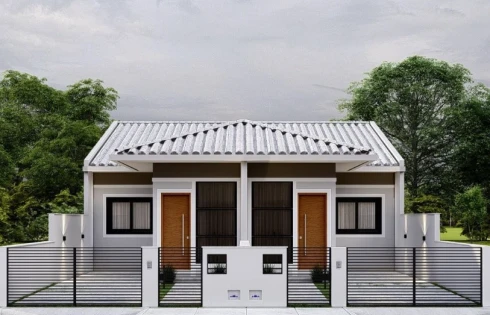 Casa Geminada com 2 quartos em Nova Palhoça, Palhoça