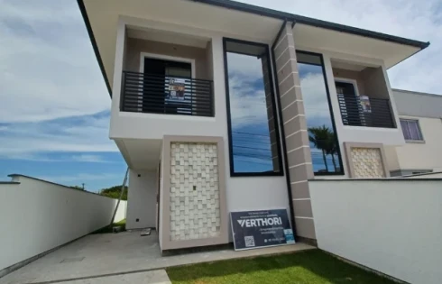 Sobrado Geminado com 3 quartos em Barra do Aririú, Palhoça