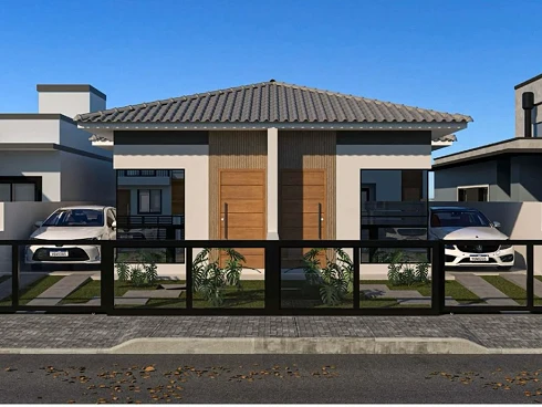 Casa Geminada com 2 quartos em Guarda do Cubatão, Palhoça