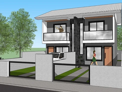 Sobrado Geminado com 2 quartos em Nova Palhoça, Palhoça