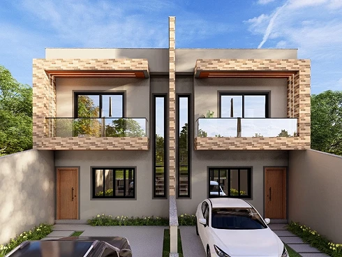 Sobrado Geminado com 2 quartos em Madri, Palhoça