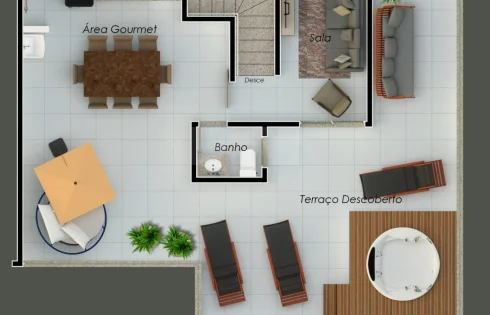 Apartamento em Martins, Uberlândia