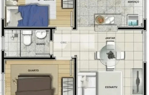 Apartamento em Shopping Park, Uberlândia