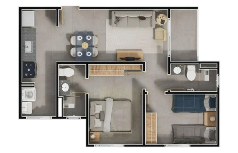 Apartamento em Jaraguá, Uberlândia