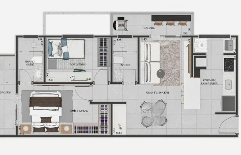 Apartamento em Santa Mônica, Uberlândia
