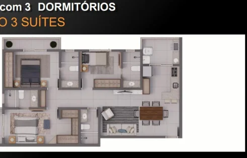 Apartamento em Jaraguá, Uberlândia