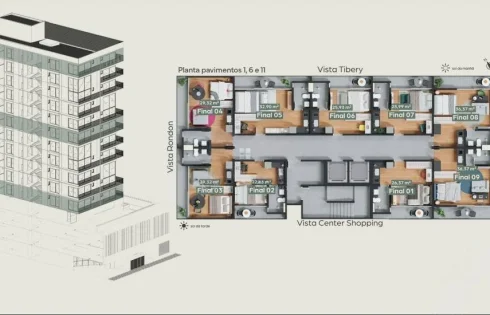 Apartamento em Tibery, Uberlândia