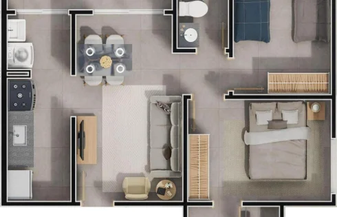 Apartamento em Jaraguá, Uberlândia