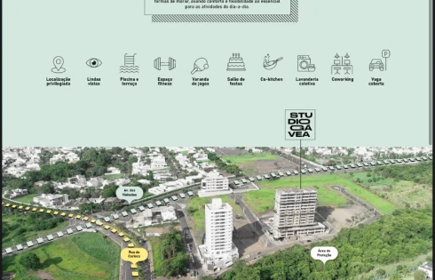 Studio em Loteamento Vale dos Vinhedos, Uberlândia