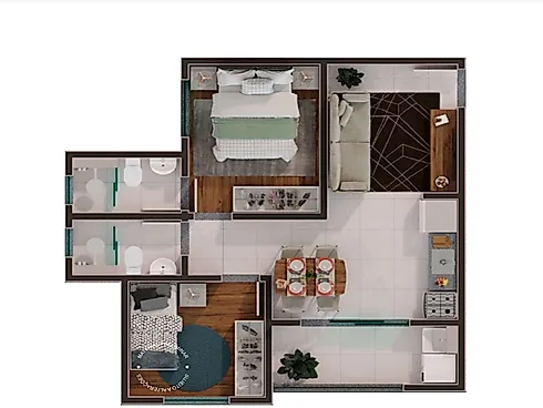 Apartamento com 2 quartos em Jardim Espanha, Uberlândia