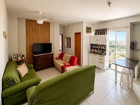 Apartamento com 2 quartos em Luizote de Freitas, Uberlândia