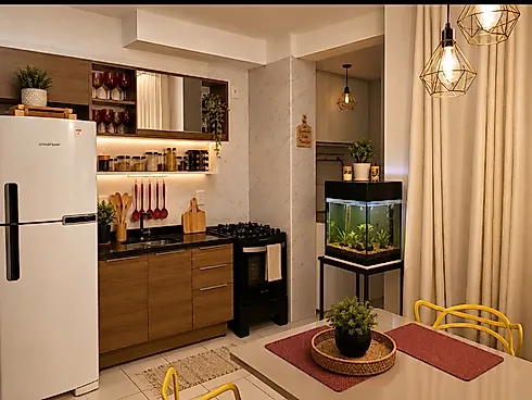 Apartamento com 2 quartos em Laranjeiras, Uberlândia