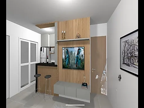Apartamento com 2 quartos em Osvaldo Rezende, Uberlândia
