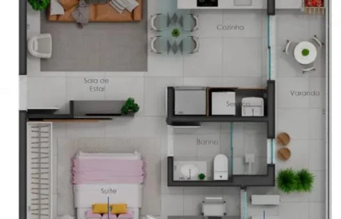 Apartamento em Patrimônio, Uberlândia