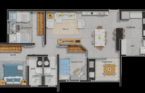 Apartamento em Tubalina, Uberlândia