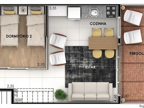 Casa em condomínio em Sertão do Piavu, São Sebastião