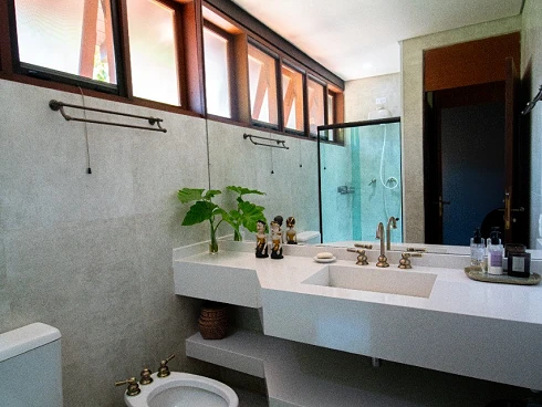 Casa Estilo Bali + Terreno ao Lado à Venda em Camburi 100m da Praia - Foto 46